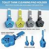 Silikon-Toilettenspülkasten-Bleichtablettenhalter Hängender Toilettenschüsselreiniger-Halter Badezimmerzubehör