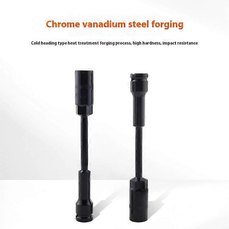 1/2 Inch Square Drive Extended Socket Chrome Vanadium Steel Hex Shank Socket Auto Repair Tool 14mm