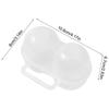 Egg Storage Box 2 Grid Egg Storage Container Outdoor Egg Box Shockproof Egg Organizer For Home Hiking Outdoor Camping Travel