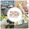 Wooden Bird Feeder Parrot Feeder Foraging Puzzle Toy Toys For Bird Perches In Cage For Cockatiel African Grey Macaw Conure