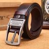 Men's Vintage Alloy Pin Buckle Leather Belt - High-End Casual Style