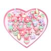 DINETTE Kids' Ring Toys, Pretty, Set of 36, with Storage Case, Random Color, Adjustable Size, Accessories