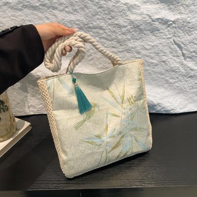 New Beautiful and Personalized Casual Commuting Tote Bag Simple Large Capacity Bag Women's Summer New Chinese Shoulder Bag