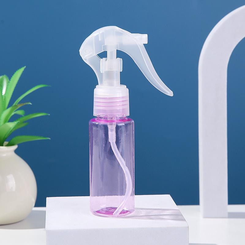 60ml Travel Spray Bottle Portable Fine Mist Refillable Container Empty Clear Cosmetic Liquid Dispenser 2pcs spray bottle(60mL) розовый