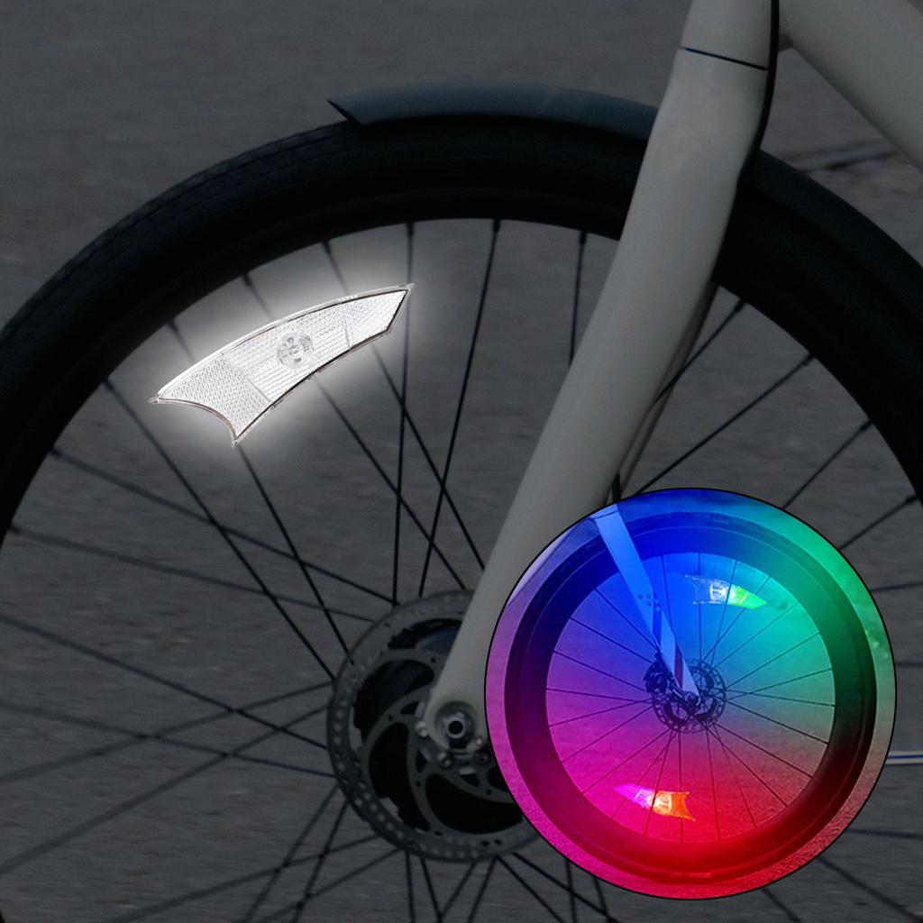 Bicycle Wheel Light Bike Spoke Kids Adult for Riding Cycling Road Colorful