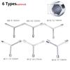 Triangular Socket Wrench Hex Wrench Repair Tool High Frequency Quenching External Hexagonal Design 10 12 14mm 12 14 17mm