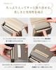 Business Card Genuine Shrink Large Capacity 70 5 Cowhide Gold Gift Box 5 Colors x Baby [R-Leather] Women's Holder, Leather, Leather, Bi-color, (Holds