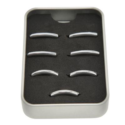 7 pezzi Adesivo Decorativo per Pulsanti Alzacristalli in ABS Cromato Argento Sostitutivo per Mercedes Benz A B C E CLA