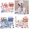 Simulation Dentist Box Kid Stethoscope Doctor Set Nurse Tools Bag Toys Cosplay Party