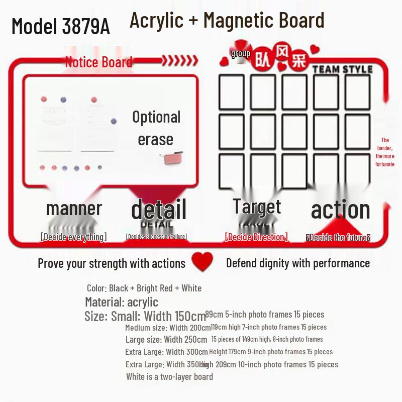 OIMG Office Culture Wall Photo Display Bulletin Board