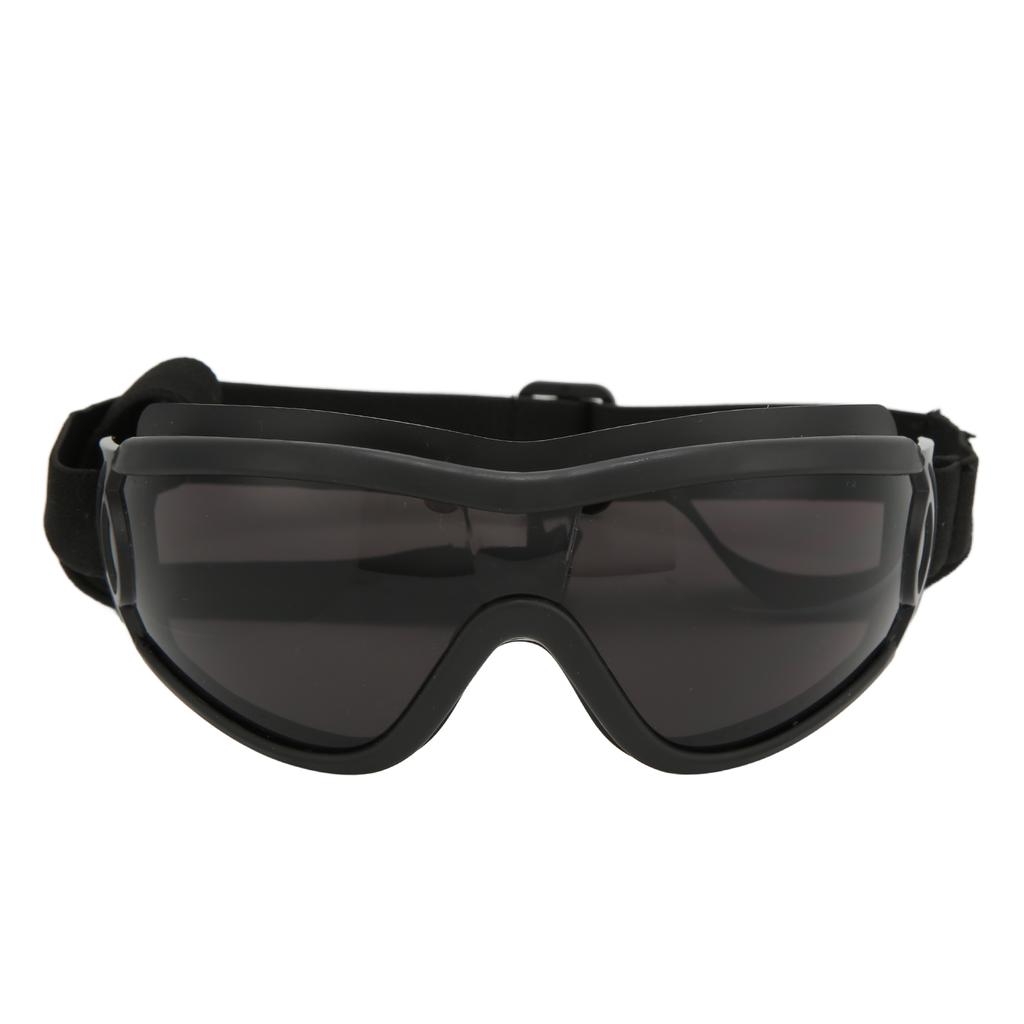 Dog Goggles Windproof Waterproof Ultraviolet Proof Anti Fog Wear Resistant Durable Dog Sunglasses for Large BreedBlack