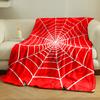 Red Spider Web Design print blanket soft and cozy perfect for the living room bed sofa or a nap,gift