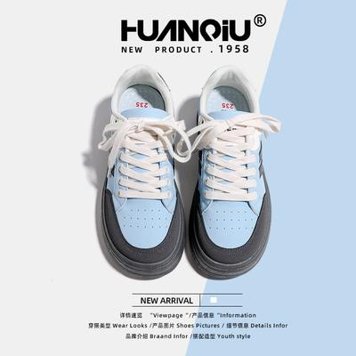 Global Women's Shoes Thick Baseplate Shoes 2025 Spring School Style Versatile Niche Trend Casual Shoes KM-LWX3082