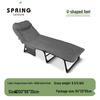 Portable Folding Single Sofa Bed for Office, Hospital, or Camp Use