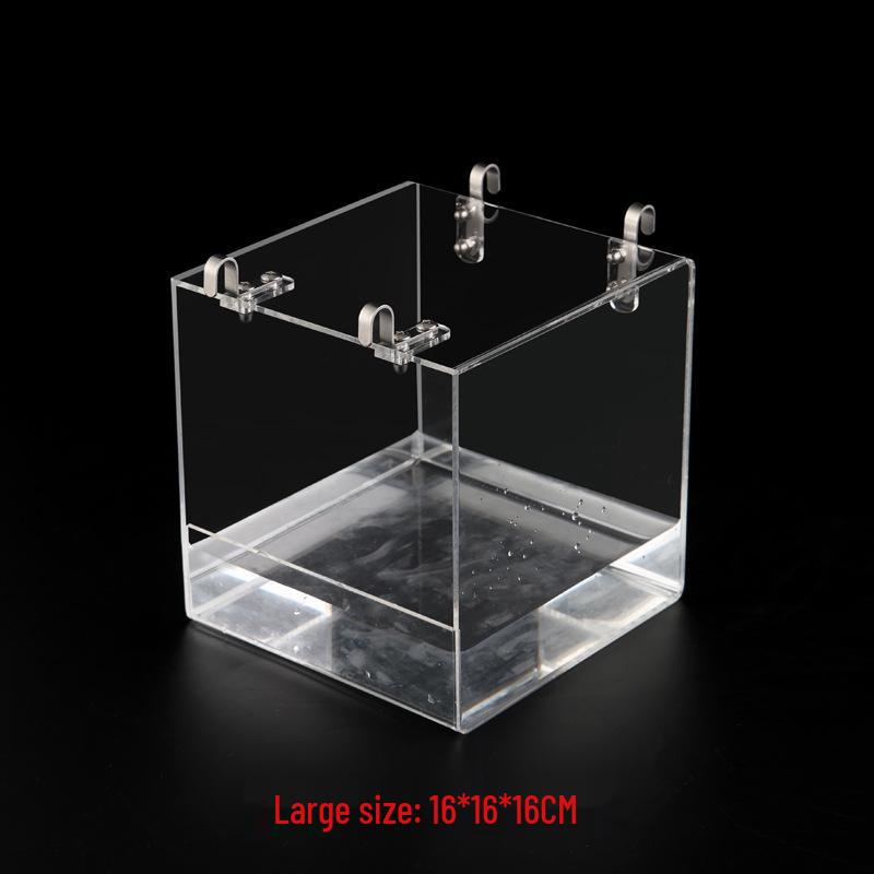 Transparente Acryl-Hänge-Vogelschale für Papageien