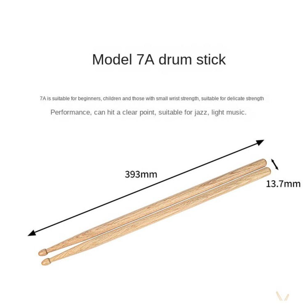 Wood Drum Sticks 1 Pair Drum Set Classic Drumsticks  Drum