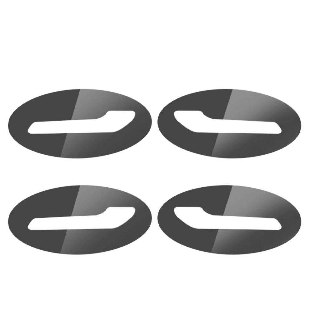 8Pcs/Set Car Door Handle Scratch Protector Inverted Door Handle Paint Protective TPU Film Clothing For Tesla Model 3 Model Y 2017-2025