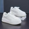 Thick-soled heightening small white shoes women's fashion versatile small height lightweight casual sports shoes round head color matching trend
