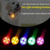 1 Pc Waterproof LED Pet Light Pendant USB Rechargeable Dog Cat Safety Night Walking Light 3 Modes 8H Battery Life
