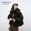 MARK FAIRWHALE Women's 2025 Hooded Short Puffer Down Jacket