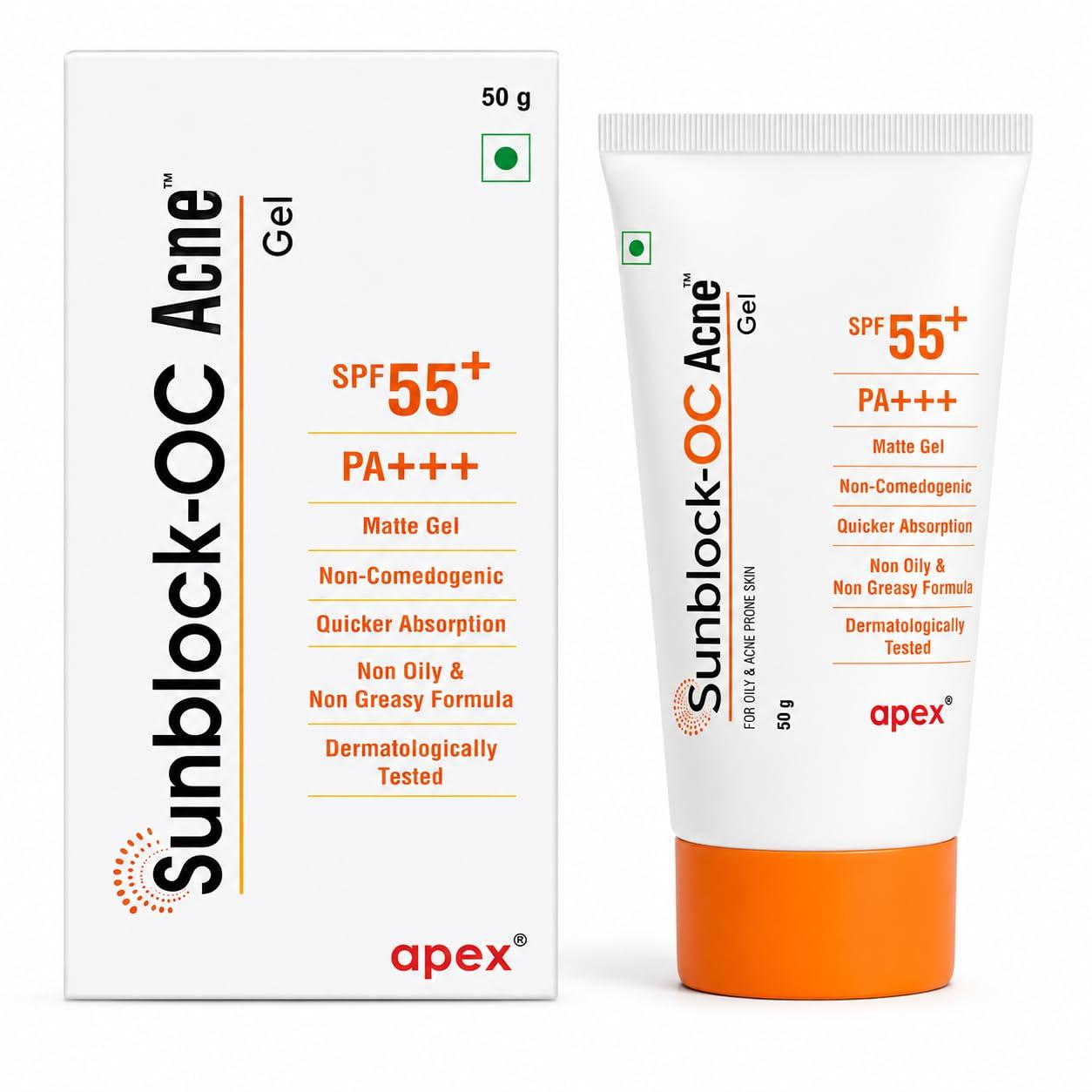 Sunblock-OC Acne Gel SPF 55+ PA+++