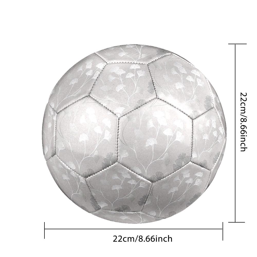 1pc Ginkgo Leaf Size 5 Soccer Ball Professional Match Training Football Indoor &Outdoor Sports Ball Lightweight Durable C65150
