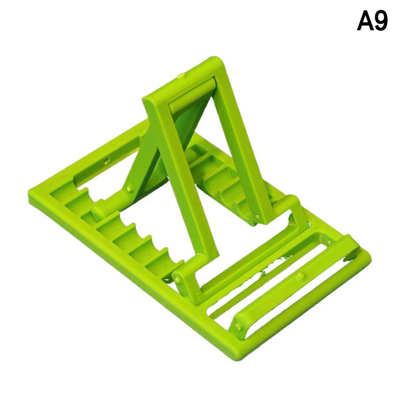 Foldable Desktop Phone Holder 7-Level Adjustable Mini Phone Stand Credit Card Sized Design Portable Compact For Travel & Storage