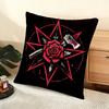 Dead Rose Cushion Cover Soft Short Plush Pillow Cover Smooth Cozy Texture Aesthetic Cushion Case Home Decor