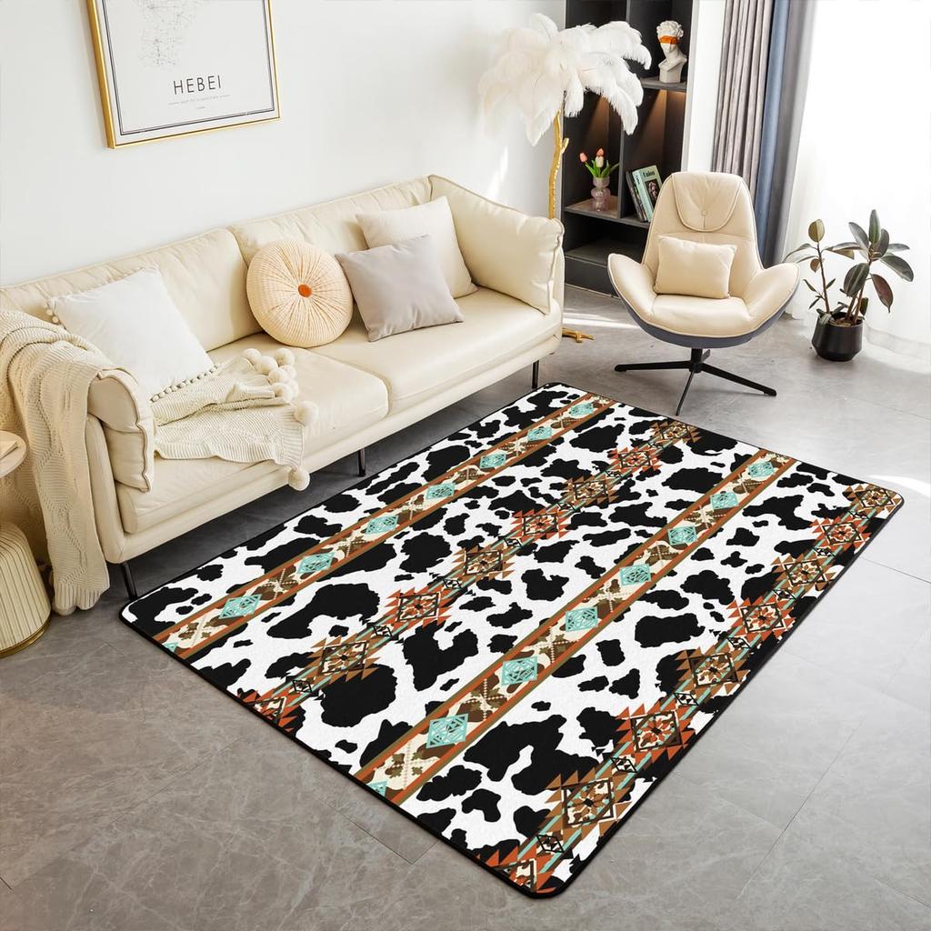 Frog Area Rug 3x5, Cartoon Frog Rug for Kids Boys Girls Teens, Kawaii Green Wild Animals Carpet, Cute Wildlife Farmhouse Rustic Funny Non Sl