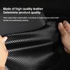 Leather Carbon Fibre Car Door Anti Kick Mats Threshold Strip Protector Trims Stickers For Ford Mustang 2015-2024 Accessories