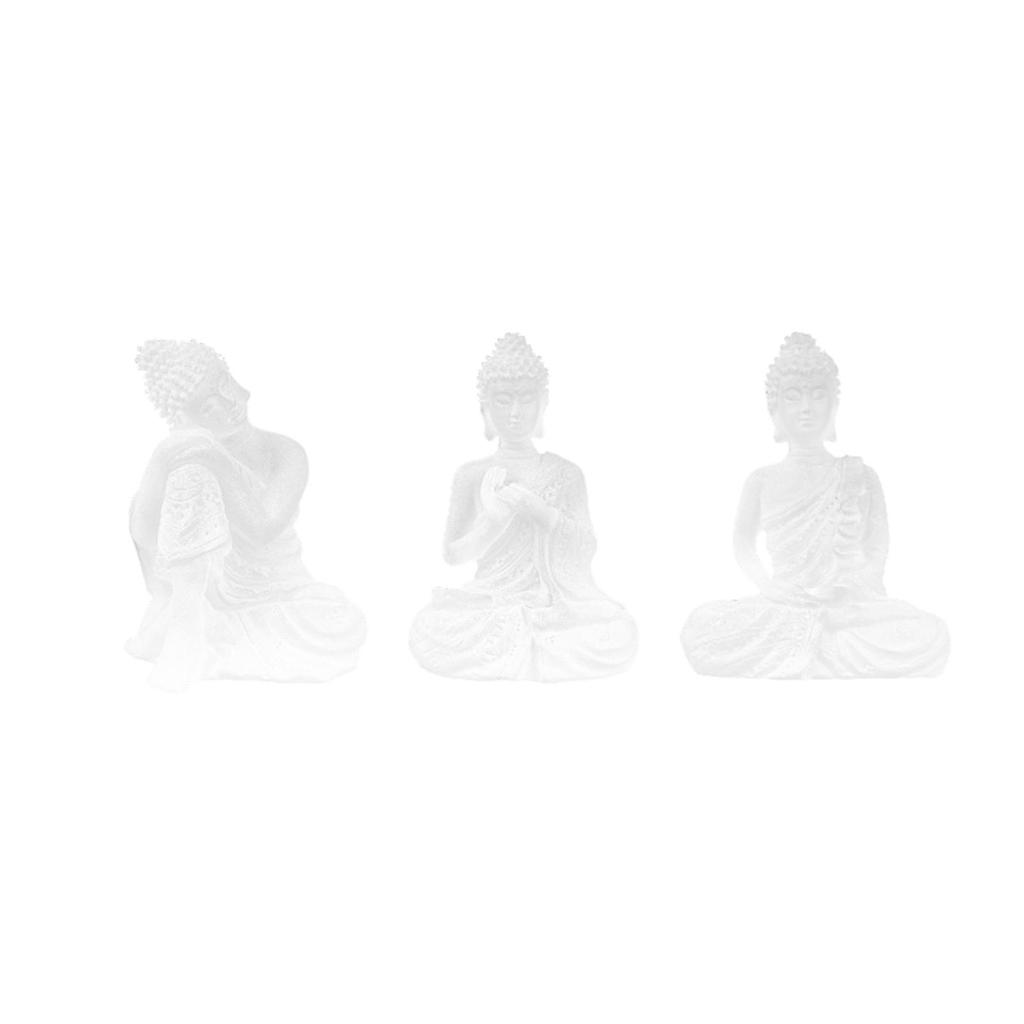 Sedící buddhistická figurka Feng Shui dekorace Meditace Sběratelská socha Socha sedícího Buddhy pro skříň Domácí párty