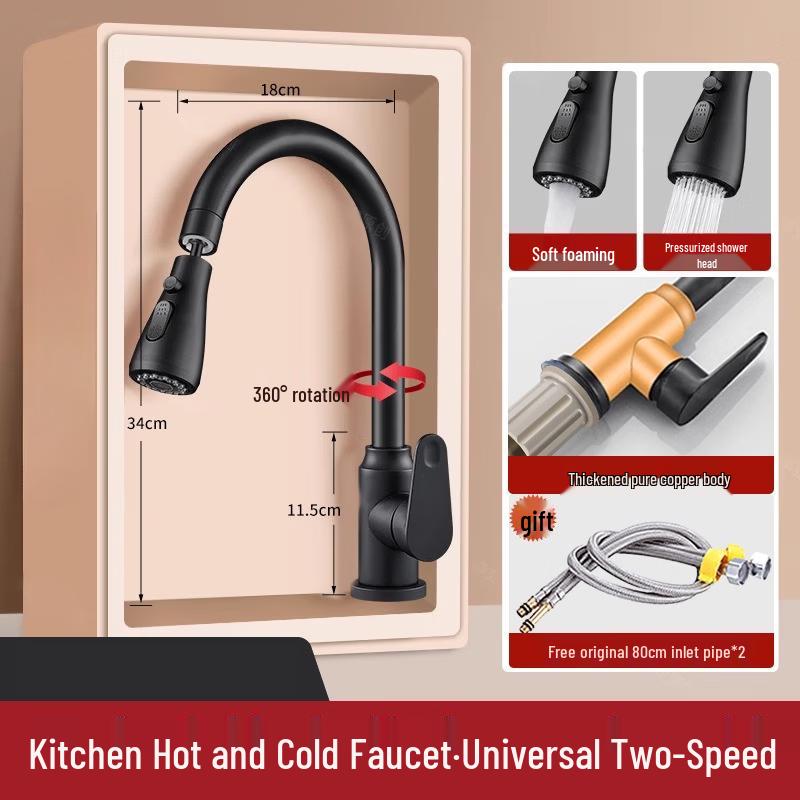 Yuzhuxun Ret retractable Pull-Out Kitchen Faucet
