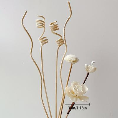 Cotton Peony Shaped Fragrance Expanding Stick Fireless Aroma Vine Stripe Volatile Stick