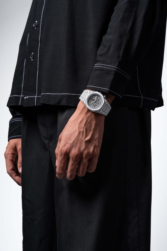 Authorized Distributor D1 Milano Watch Polychrono White Sketch PHBJ13 [D1 MILANO] Men's [POLYCARBON] 40.5mm