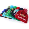 LED Knitted Christmas Hat Glowing Woolen Cap Colorful