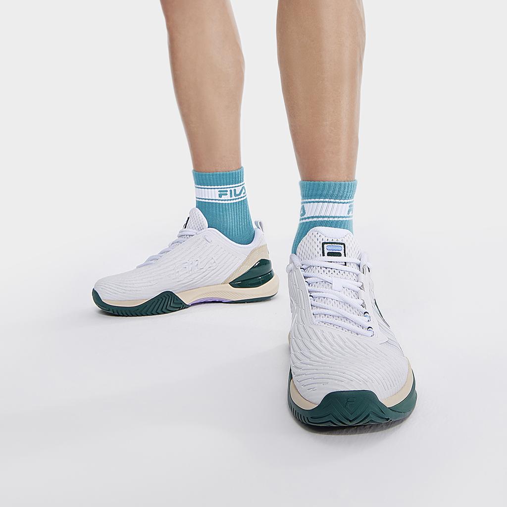 New FILA Low Top Tennis Shoes Men's Black White A12M431501FWB