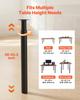 Adjustable Table Legs, 710-1100 Mm Steel Furniture Legs, 544 Kg Max Load Heavy Duty, Quick Installation, Ideal for Home Office Desk DIY, Coffee Dinner