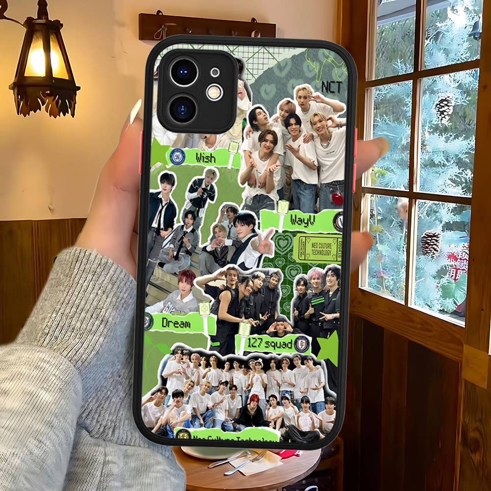 Band N-NCT MUSIC For IPhone 15 16 Pro Max 11 12 13 14 XS XR X Plus 16E Matte Translucent Phone Cover iphone X