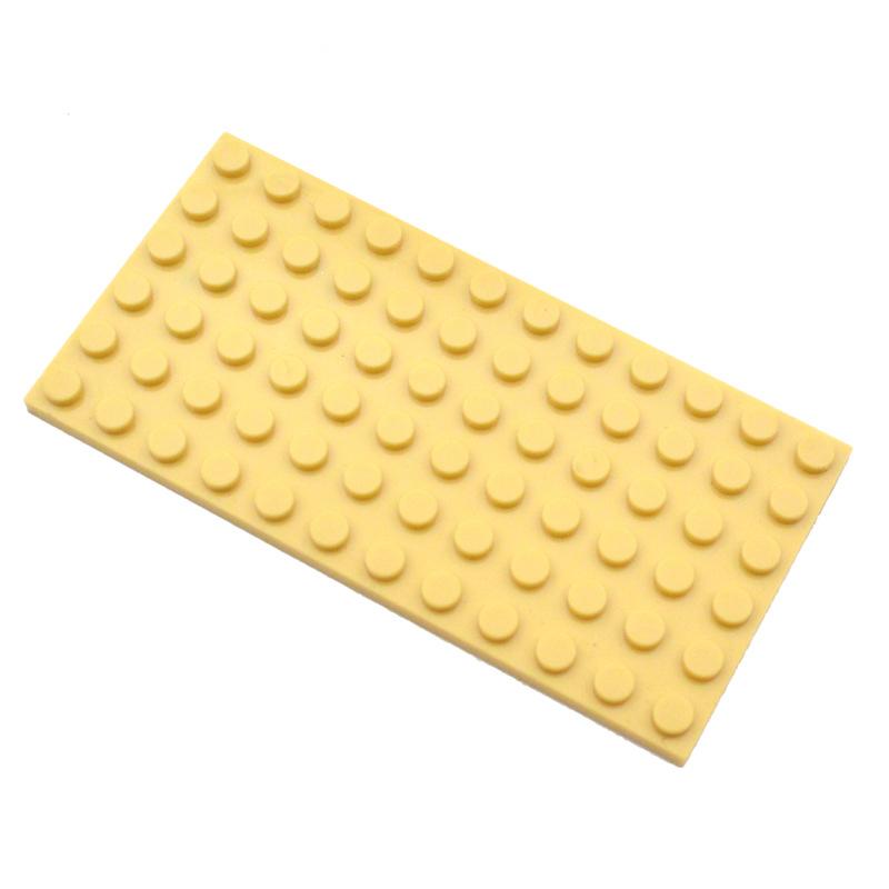 Non-Toxic 10Pcs Diy Building Blocks 6X12 Dots Thin Figures Bricks Educational Creative Size Compatible With 3028 Toys For Children