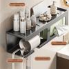 Rustproof Hair Dryer Holder Wall Mounted Toilet Paper Holder Bathroom Tissue Holder  Bathroom Use
