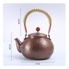 Hammered Copper Teapot Retro Thickened for Collectors