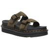 Dr. Martens Myles Slide DMs Olivové Jednoduché Pohodlné Protioděrné Klouzací Sandály Unisex Sandály Tmavě Zelené 41115300
