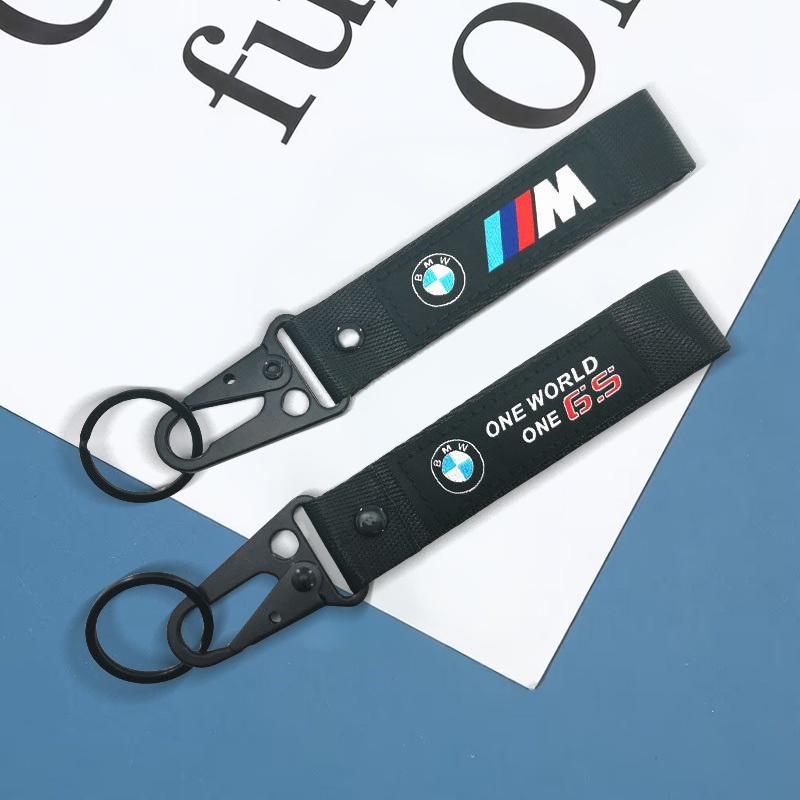 MWPF4 Car Motorcycle Keychain Anti-loss Keyring Key Accessories For BMW M E46 E90 E60 F30 F10 E39 F20 E36 E87 M3 M5 X1 X3 X5 X6 X7