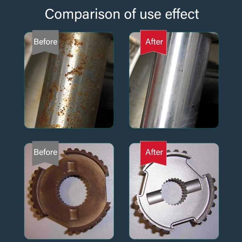Kraftvoller Rostentferner für Metall Schneller Rostlöser für Stahl Formel Metallrostentferner Schnellwirkender Rostlöser