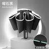 New 10-bone Vinyl Sunscreen Automatic Double Keel Ring Buckle Handle Three-fold Umbrella Fixed Umbrella