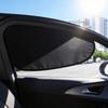 Elektrostatischer Auto-Seitenfenster-Sonnenschutz 4-lagige Sonnenschutzvorhänge Blendschutz UV-Blocker Auto-Innenblocker 99,9% UV Neu