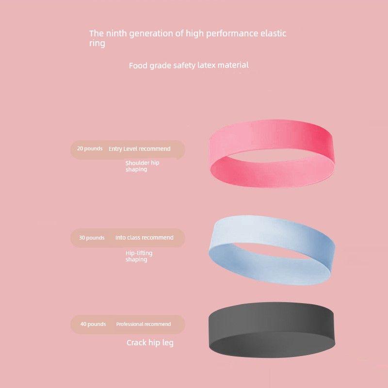 

Эластичная лента сопротивления Лента для натяжения Фитнес Женская Тренировка бедер Подъем ягодиц Удобный гаджет Круговая лента для красоты бедер Йога Растяжка Приседания Спина Optional Guide
