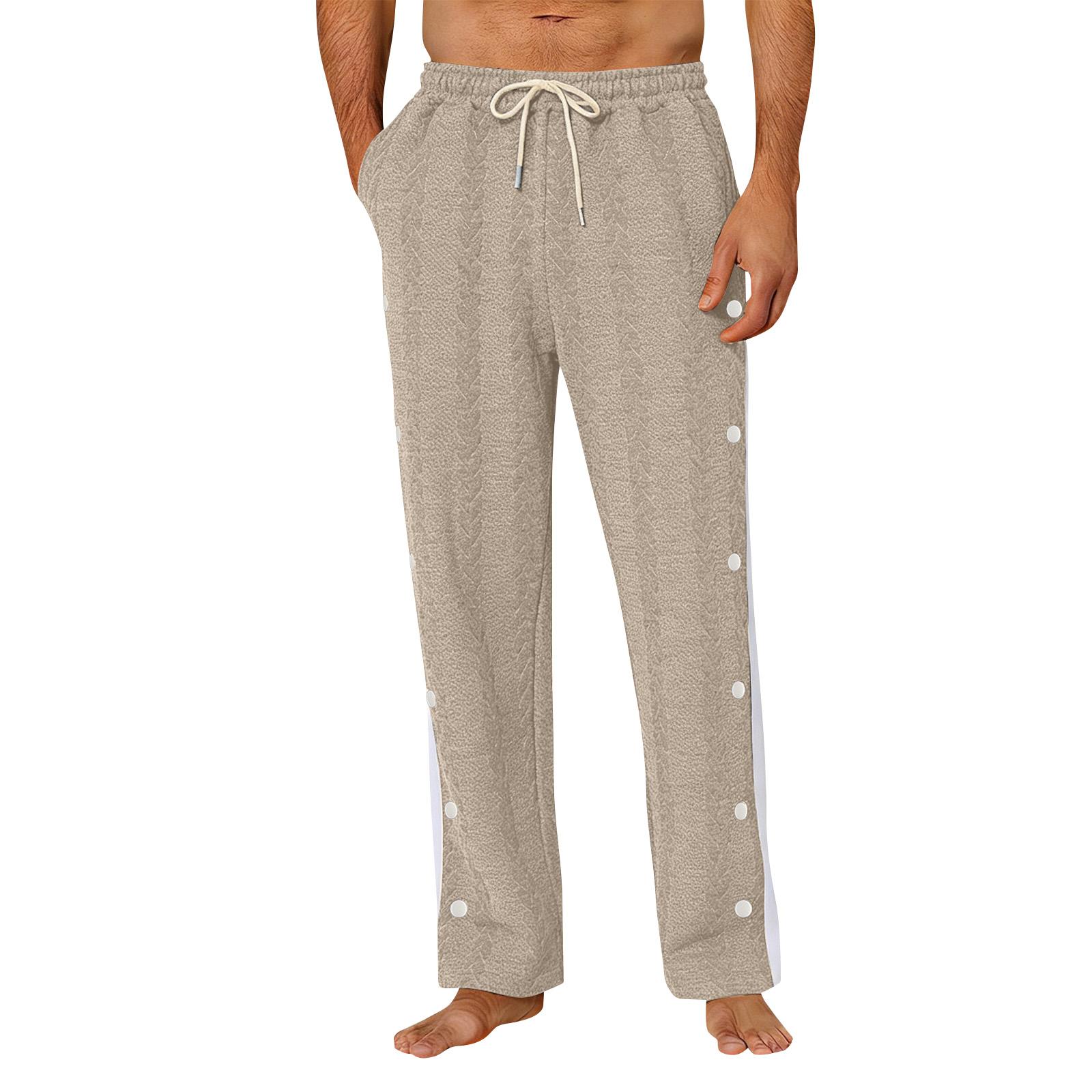 

Men s Drawstring Trendy Loose Casual Sports Straight Leg Trousers XL