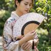 Portable Folding Fan Vintage Bamboo Fan Creative Chinese Style Fan  Photo Props