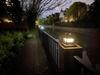 Square Solar Post Cap Light for Outdoor Fence and Courtyard